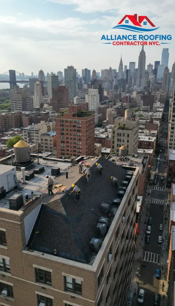 Roof Installation Contractors With Experience Alliance Roofing Contractor NYC